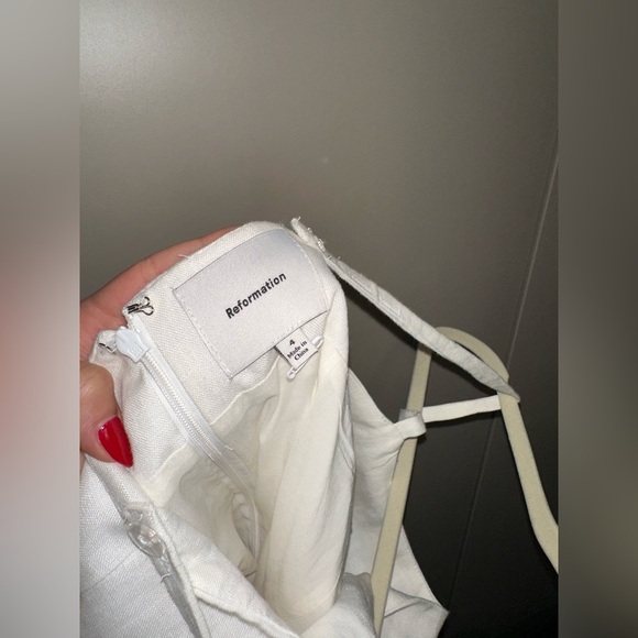 Reformation Ainsley Linen Dress size 4 - Picture 9 of 10